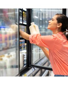 No or Low Heat Case Cooler or Freezer Doors
