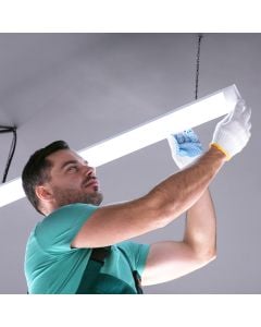 Permanent Interior T8 or T12 Fluorescent Lamp Removal